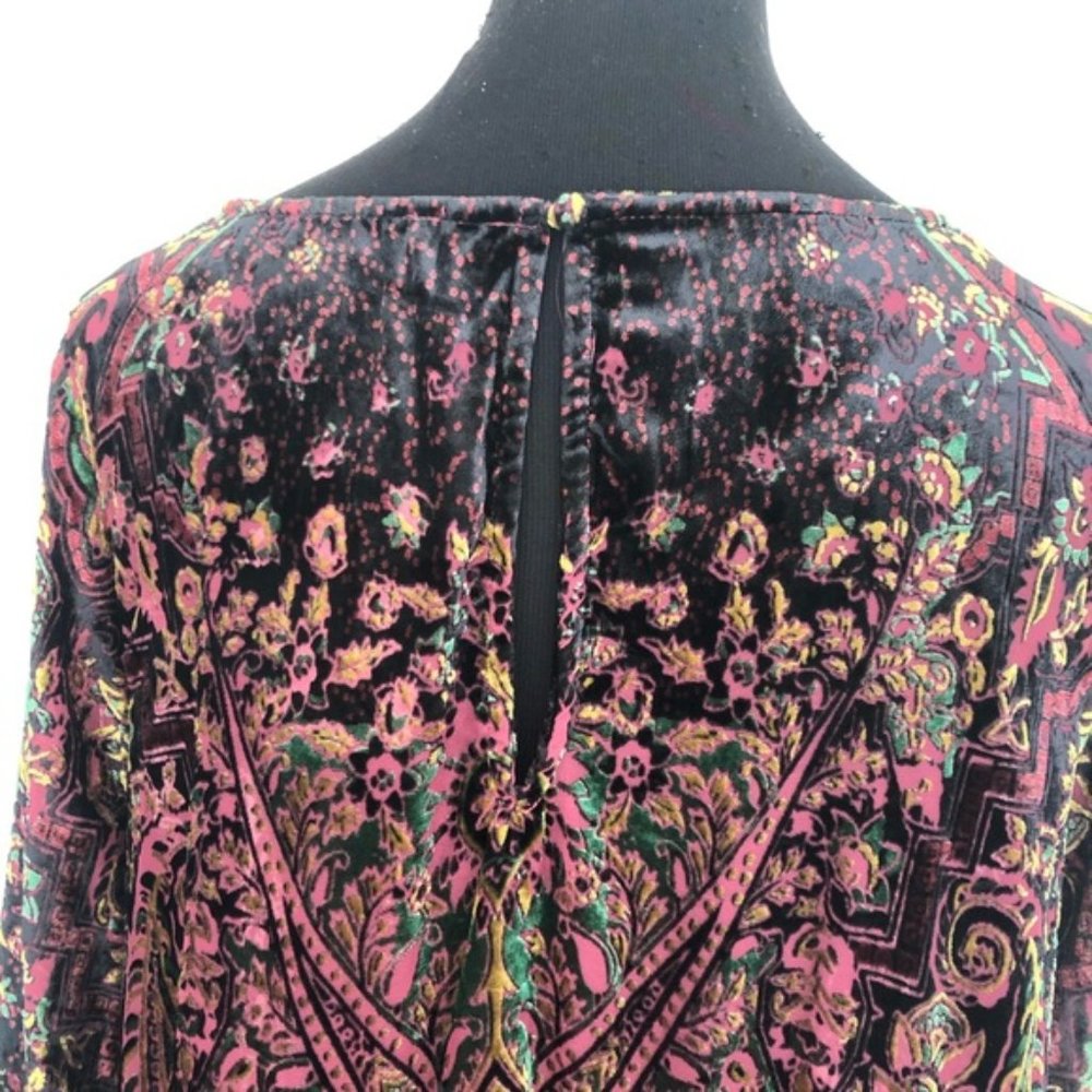 Free People Mirror Mirror Long Sleeve Velvet Dress - Picture 7 of 10